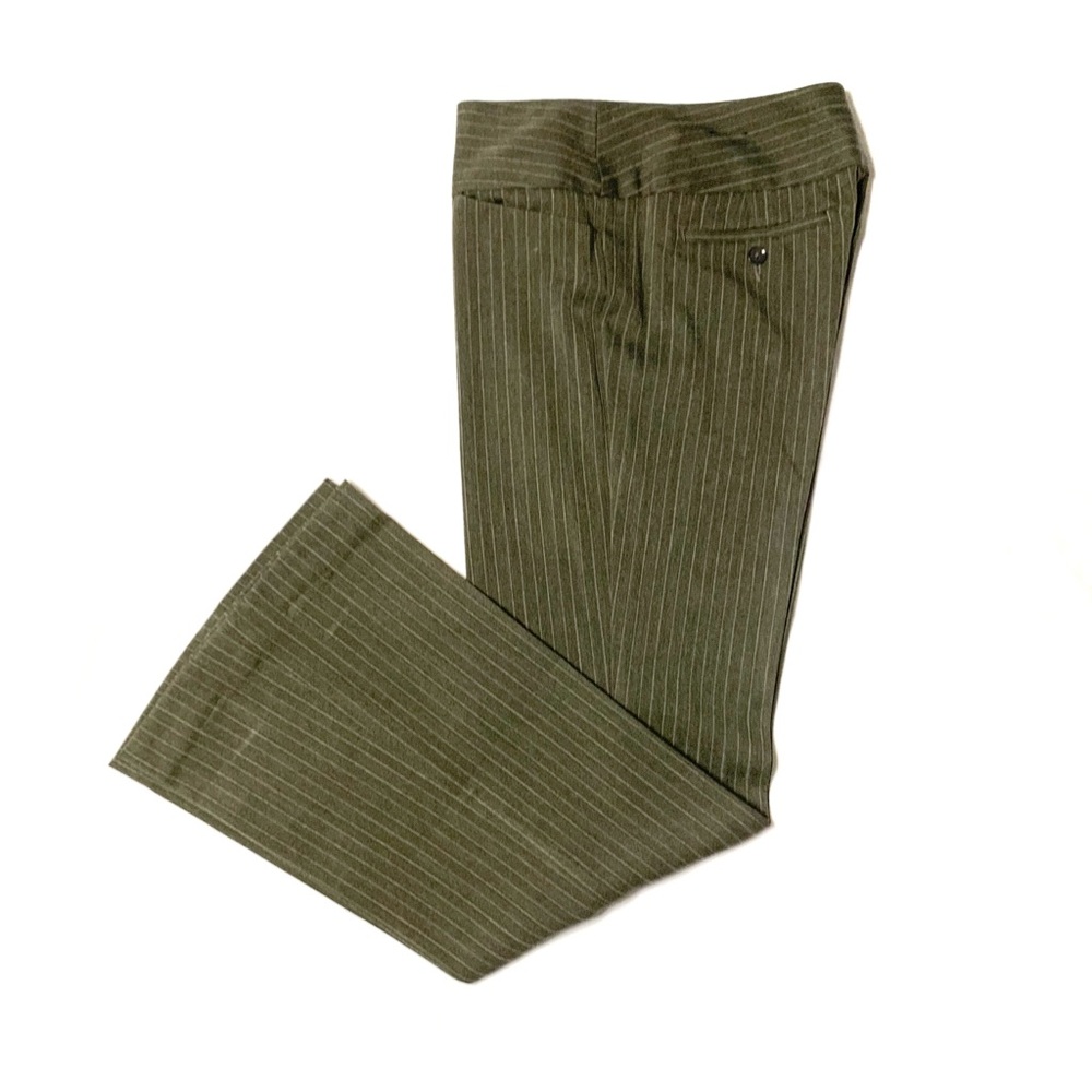 Express Women’s EDITOR Gray with White Stripes Professional Career Pants Size 6